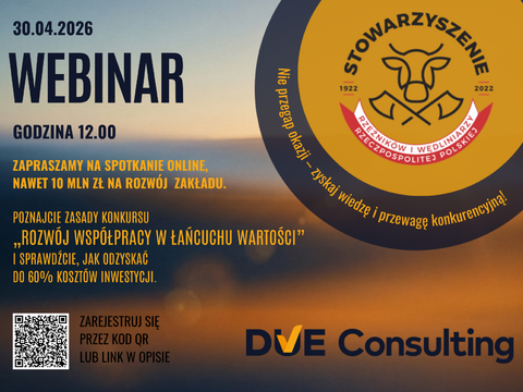 WEBINAR dla Stowarzyszenia Rzeźników i Wędliniarzy Rzeczypospolitej Polskiej